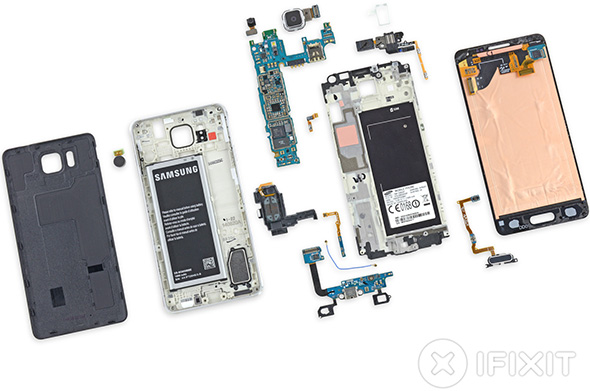 Samsung Galaxy Alpha Teardown